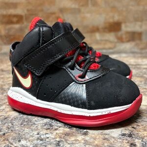 Nike LeBron 8 Bred 2010 Baby Toddler Shoes Size 5C